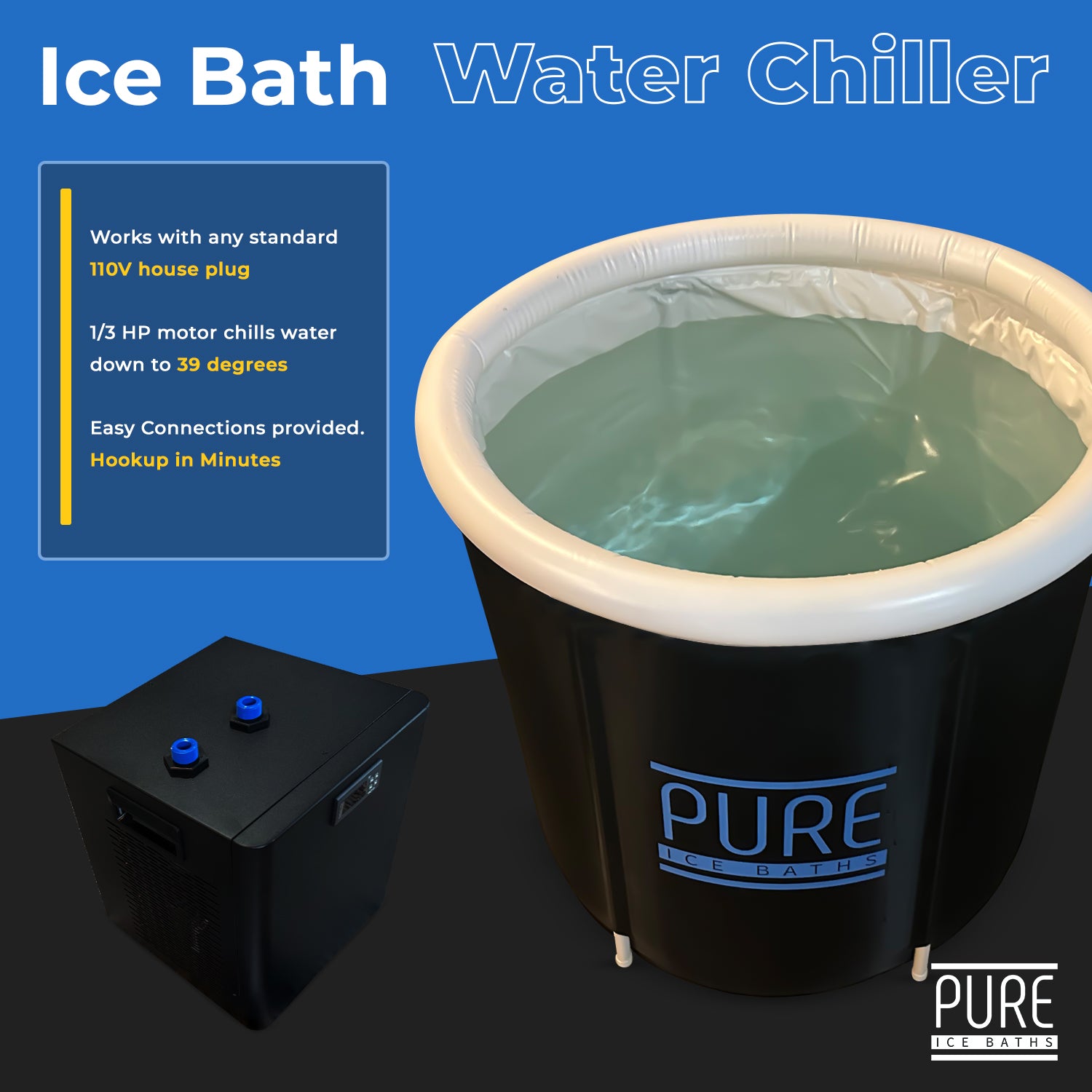 Pure Brands - Cold Plunge Tub – Pure Ice Baths