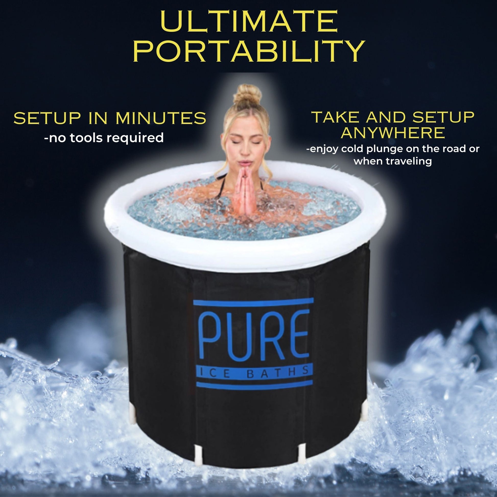 Pure Brands - Cold Plunge Tub – Pure Ice Baths